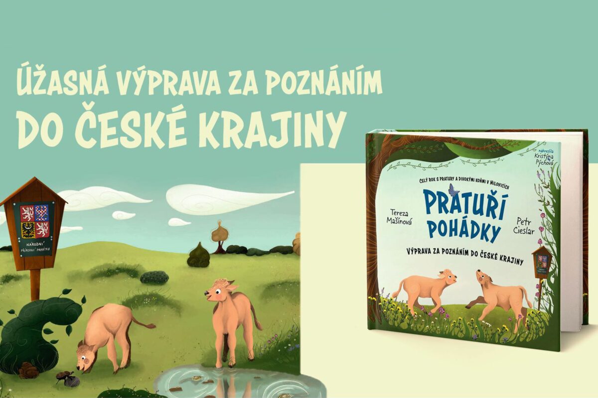 Děti se mohou těšit na Pratuří pohádky. Příběh milovické rezervace pro ně do knihy převyprávěli popularizátoři vědy 